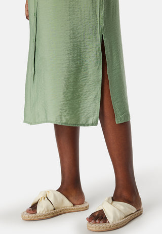 Vmiris S/S shirt calf dress