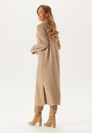 Vmjupiter Ls V-neck Calf Dress