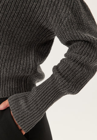 Vmlea LS V-Neck Cuff Cardigan