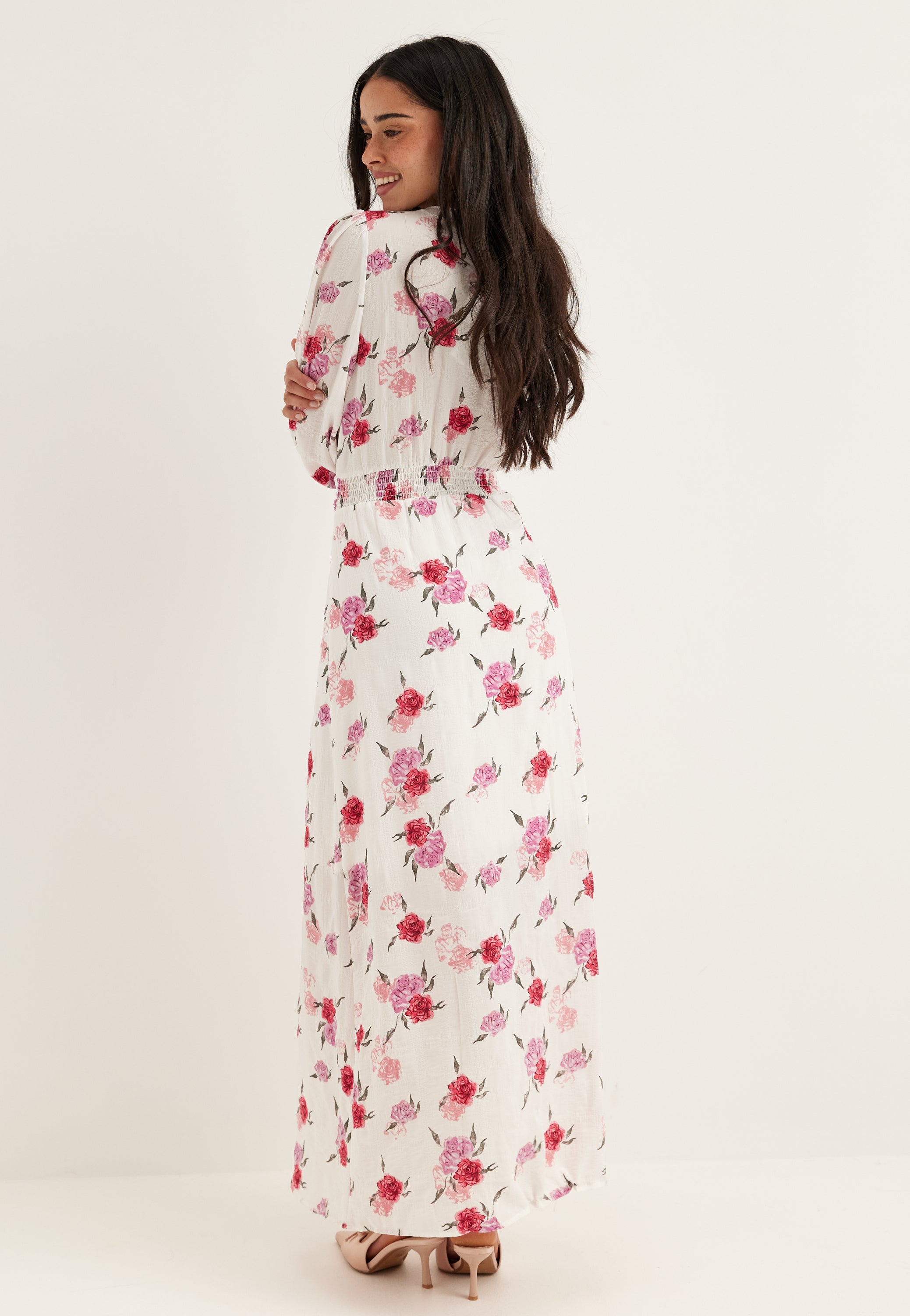 Vmlisa Ls V-neck Long Dress