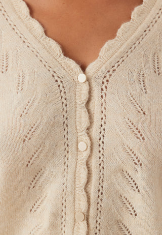 Vmlya langermet V-hals cardigan