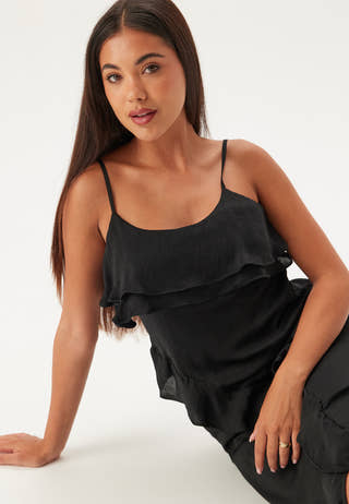 Vmmaxine Sl Ruffled Ankle Dres