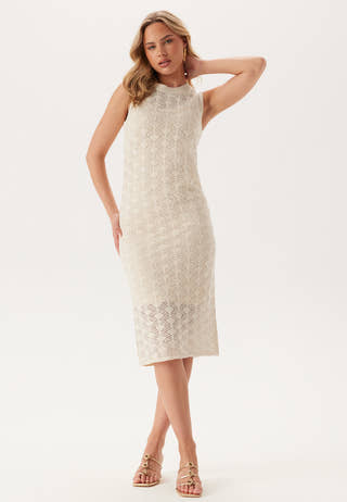 Vmnewverena Sl O-neck Calf Dress