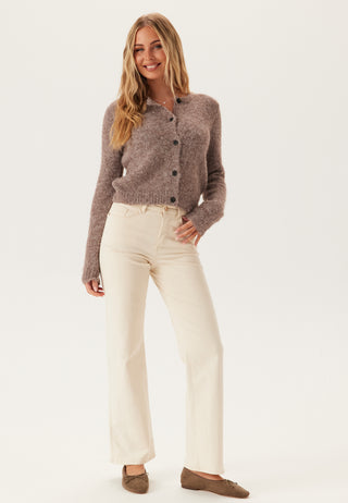 Vmnovah Langermet O-neck Cardigan med Knapper