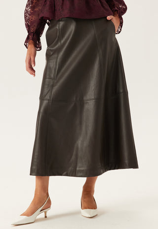 Vmolive High Waist Coated Ankle Skirt