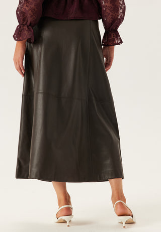 Vmolive High Waist Coated Ankel Skjørt