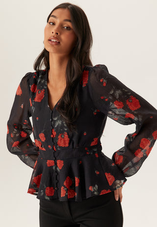 Vmsabrina Rose V-neck Shirt
