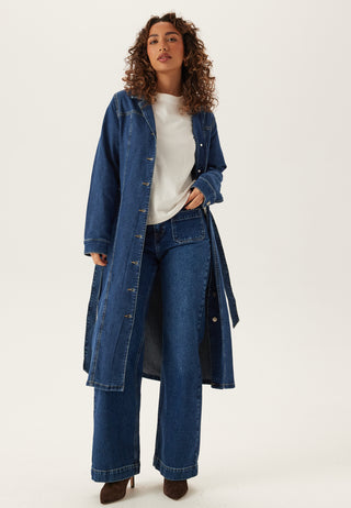 Vmtelly Langermet Denimkjole