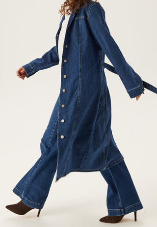 Vmtelly Langermet Denimkjole