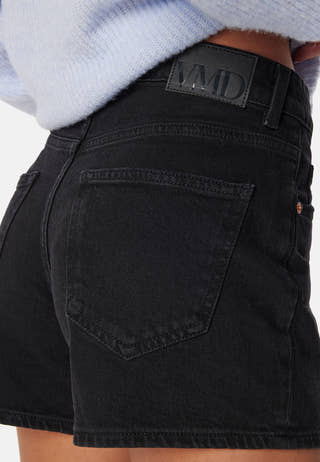 Vmtess mid rise short denim shorts