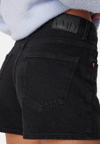 Vmtess mid rise short denim shorts