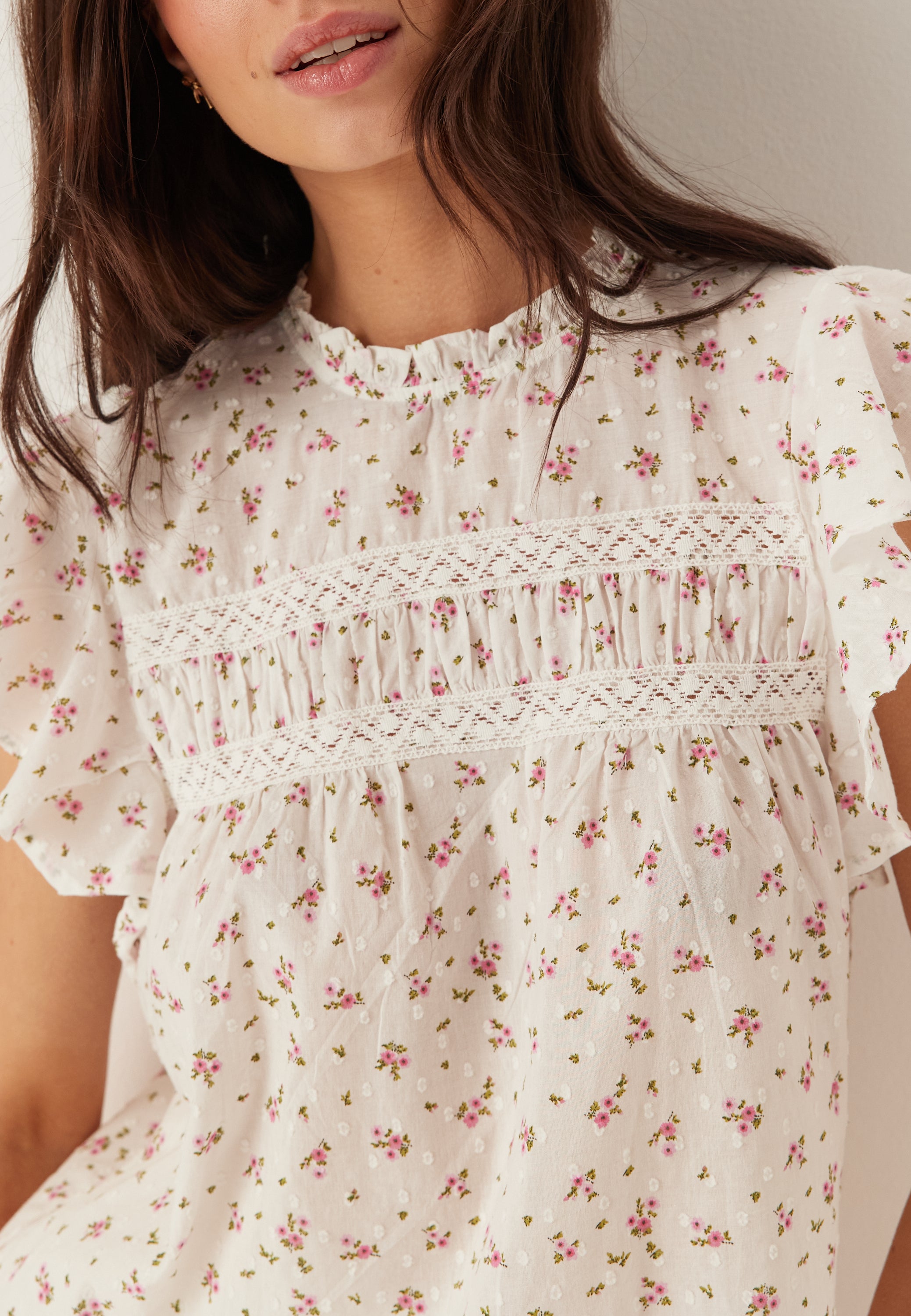 Vmtrine Sl Lace Top