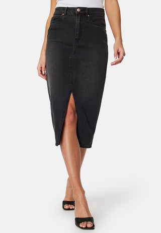 Vmveri High Rise Calf Denim Skjørt