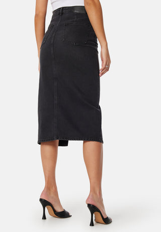 Vmveri High Rise Calf Denim Skjørt