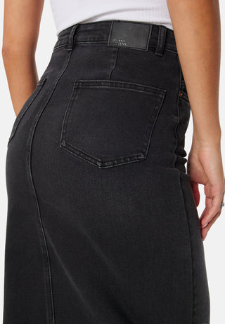 Vmveri High Rise Calf Denim Skjørt