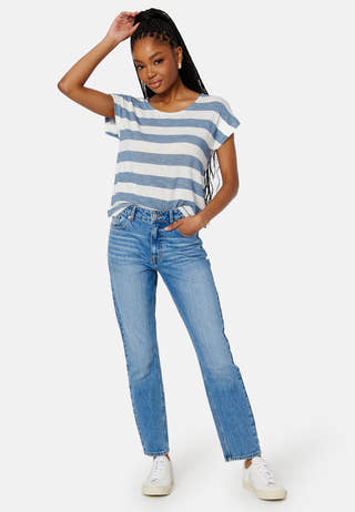 Wide Stripe S/L Top