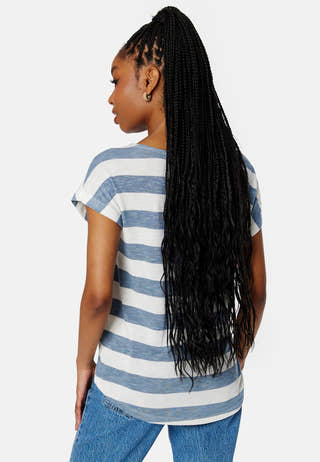Wide Stripe S/L Top