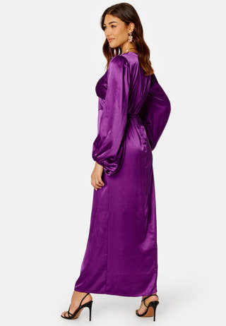 Adilina Plain L/S Maxi Dress