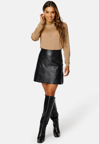Anta Rollneck Knit Glitter Top