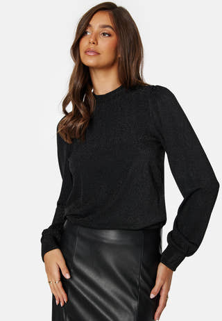 Augustina L/S Glitter Top