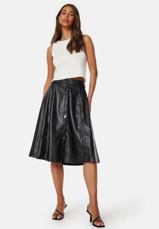 Brown HW Coated Skirt