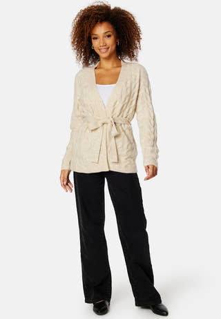 Ella L/S Cable Knit Cardigan