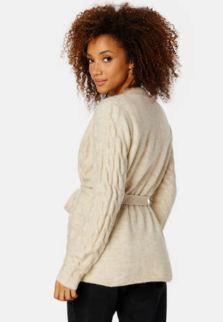 Ella L/S Cable Knit Cardigan