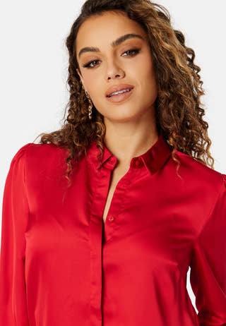 Ellette Satin L/S Shirt