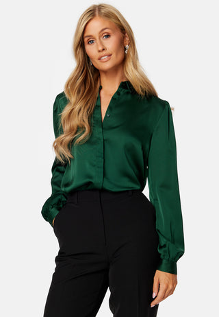 Ellette Satin L/S Shirt