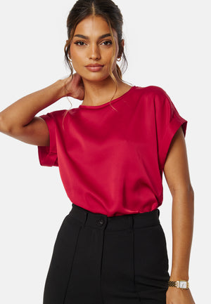 Viellette S/S Satin Topp