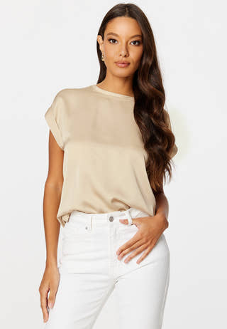 Viellette S/S Satin Top