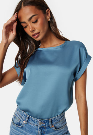 Viellette S/S Satin Topp