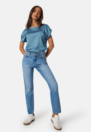 Viellette S/S Satin Top