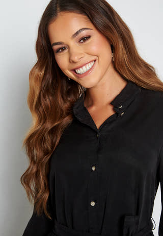 Flor Midi Shirt Dress