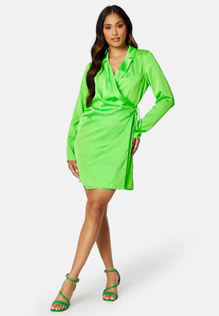 Johanna Wrap Short Dress