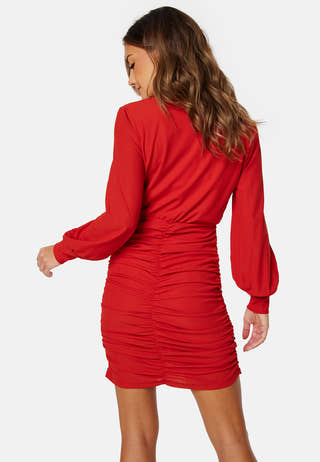 Josa V-Neck Short Dress