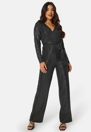 Kalla L/S Wrap Jumpsuit