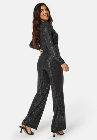 Kalla L/S Wrap Jumpsuit