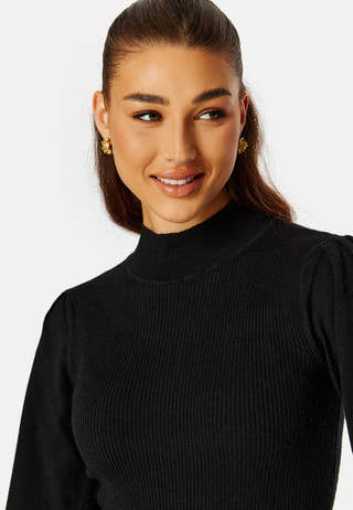 Luciana L/S High Neck Knit Dress
