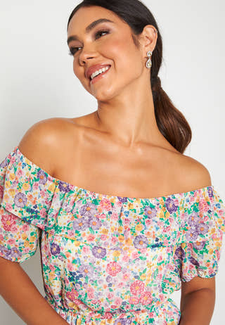 Madison Offshoulder S/S Dress