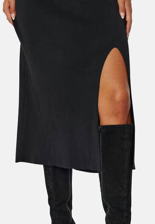 Marla L/S Collar Long Knit Dress