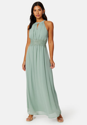Milina Halterneck Maxi Dress