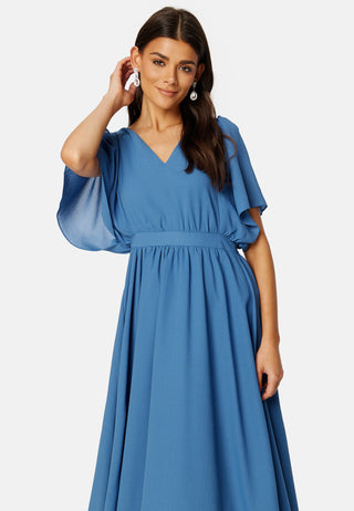 Mirage 2/4 V-Neck Ankle Dress