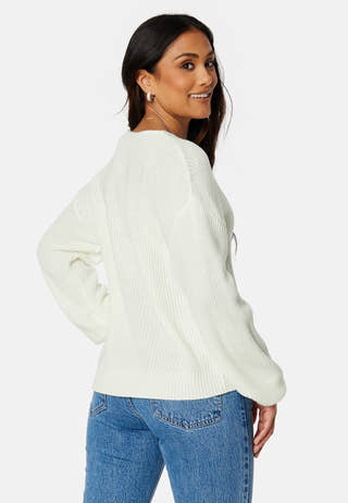 Oa Rev V-Neck Lace Knit