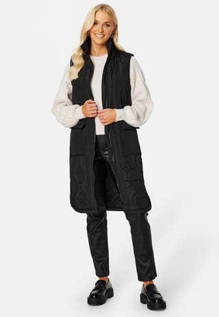 Olinira L/S Quilted Long Vest