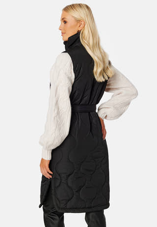 Olinira L/S Quilted Long Vest