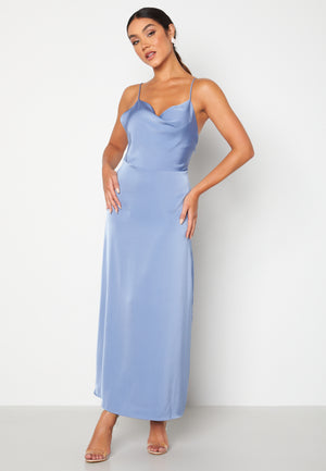 Ravenna S/L Deep Back Ankle Dress