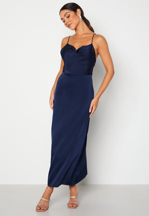Ravenna S/L Deep Back Ankle Dress