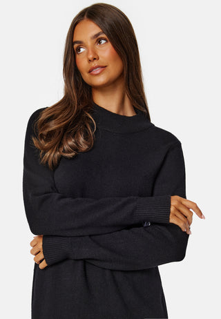 Viril Crew Neck Midi Dress