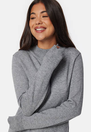 Viril Crew Neck Midi Dress